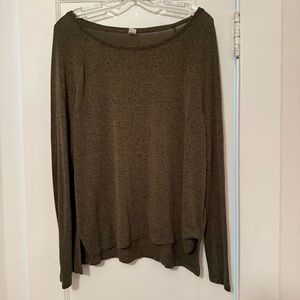Long-Sleeve Crew-Neck Tunic